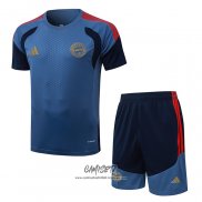 Chandal del Bayern Munich 2026-2027 Manga Corta Azul - Pantalon Corto