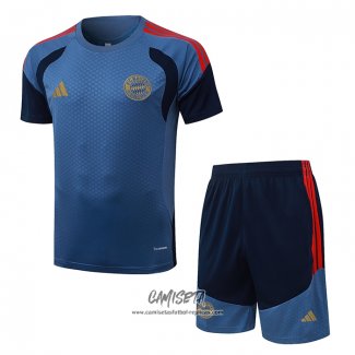 Chandal del Bayern Munich 2026-2027 Manga Corta Azul - Pantalon Corto