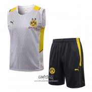 Chandal del Borussia Dortmund 2021-2022 Sin Mangas Blanco
