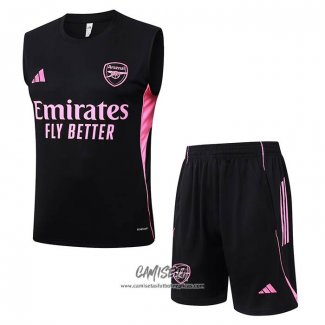 Chandal del Inter Miami 2025-2026 Sin Mangas Negro Rosa