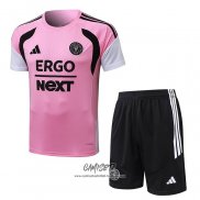 Chandal del Inter Miami 2026-2027 Manga Corta Rosa - Pantalon Corto