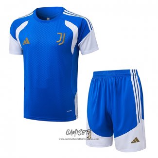 Chandal del Juventus 2026-2027 Manga Corta Azul - Pantalon Corto