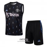 Chandal del Manchester United 2023-2024 Sin Mangas Negro