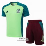 Chandal del Mexico 2024-2025 Manga Corta Verde - Pantalon Corto