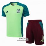 Chandal del Mexico 2024-2025 Manga Corta Verde - Pantalon Corto