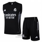 Chandal del Real Madrid 2025-2026 Sin Mangas Negro