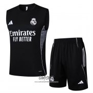 Chandal del Real Madrid 2025-2026 Sin Mangas Negro