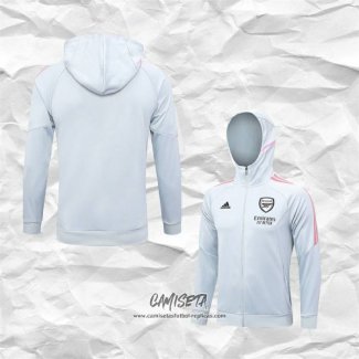 Chaqueta con Capucha del Arsenal 2023-2024 Gris