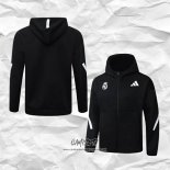 Chaqueta con Capucha del Real Madrid 2025-2026 Negro