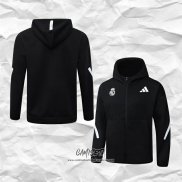 Chaqueta con Capucha del Real Madrid 2025-2026 Negro