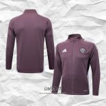 Chaqueta del Manchester United 2025-2026 Marron