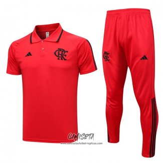 Conjunto Polo del Flamengo 2023-2024 Rojo