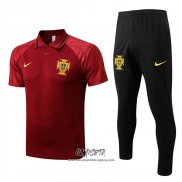 Conjunto Polo del Portugal 2022-2023 Rojo