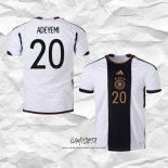 Primera Camiseta Alemania Jugador Adeyemi 2022