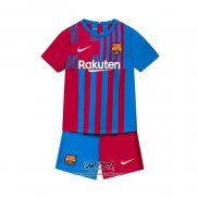 Primera Camiseta Barcelona 2021-2022 Nino