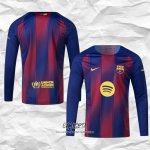 Primera Camiseta Barcelona 2025-2026 Manga Larga