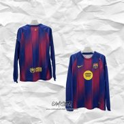 Primera Camiseta Barcelona 2025-2026 Manga Larga