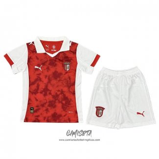 Primera Camiseta Braga 2025-2026 Nino