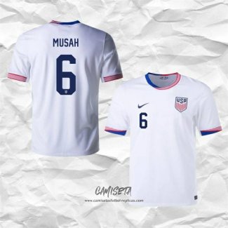 Primera Camiseta Estados Unidos Jugador Musah 2024