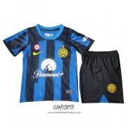 Primera Camiseta Inter Milan 2023-2024 Nino