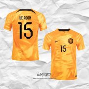 Primera Camiseta Paises Bajos Jugador De Roon 2022