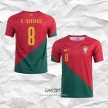 Primera Camiseta Portugal Jugador B.Fernandes 2022