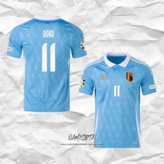 Segunda Camiseta Belgica Jugador Doku 2024