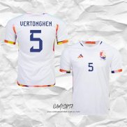 Segunda Camiseta Belgica Jugador Vertonghen 2022