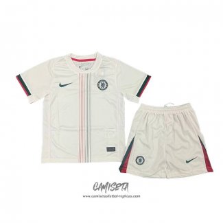 Segunda Camiseta Chelsea 2025-2026 Nino