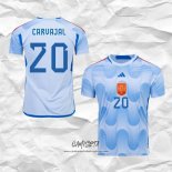 Segunda Camiseta Espana Jugador Carvajal 2022