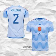 Segunda Camiseta Espana Jugador Williams 2022