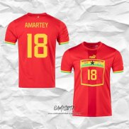 Segunda Camiseta Ghana Jugador Amartey 2022