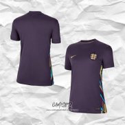 Segunda Camiseta Inglaterra 2024 Mujer