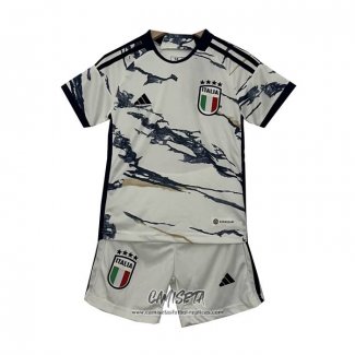 Segunda Camiseta Italia 2023-2024 Nino