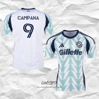 Segunda Camiseta Leon Jugador Campana 2025 New England Revolution ardo