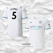 Segunda Camiseta Manchester City Jugador Stones 2021-2022