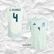 Segunda Camiseta Mexico Jugador E.Alvarez 2024