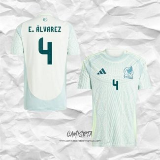 Segunda Camiseta Mexico Jugador E.Alvarez 2024