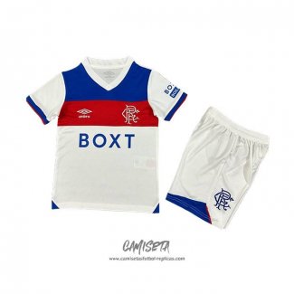 Segunda Camiseta Rangers 2025-2026 Nino