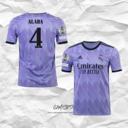 Segunda Camiseta Real Madrid Jugador Alaba 2022-2023