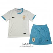 Segunda Camiseta Uruguay 2024 Nino