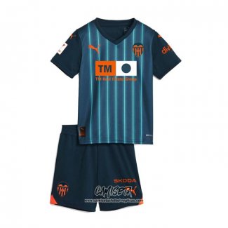 Segunda Camiseta Valencia 2023-2024 Nino