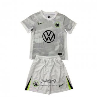 Segunda Camiseta Wolfsburg 2025-2026 Nino