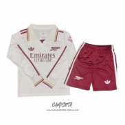 Tercera Camiseta Arsenal 2025-2026 Nino Manga Larga