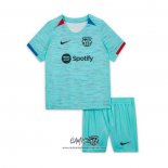 Tercera Camiseta Barcelona 2023-2024 Nino