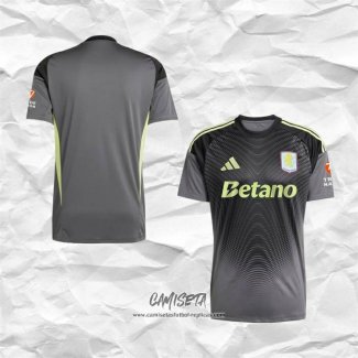 Camiseta Aston Villa Portero 2025-2026 Negro