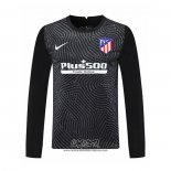 Camiseta Atletico Madrid Portero 2020-2021 Manga Larga Negro