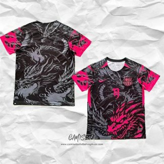 Camiseta Barcelona Dragon 2025-2026 Negro Rojo Tailandia