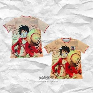 Camiseta Japon Anime Luffy 2025-2026 Naranja Tailandia