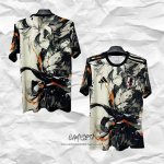 Camiseta Japon Dragon Ball 2025 Blanco Negro Tailandia